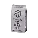 Caliber Coffee 300 Blackout, Ground Dark Roast - Bold, Caramel, Sweet Finish, Red Fruit Flavors - 100% Artisan Roasted Arabica Coffee - Small-Batch