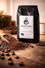 Rostinni Caffè Fresh Roasted Italian Roast Coffee, Whole Bean Espresso, Standard Grind (12 ounces, Whole Bean, Italian Roast)