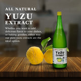 Shirakiku Pure Yuzu Extract - Sweet & Tangy Japanese Citrus Juice for Baking, Drinks & Food Flavoring - 60.8 FL Oz (Pack of 6)