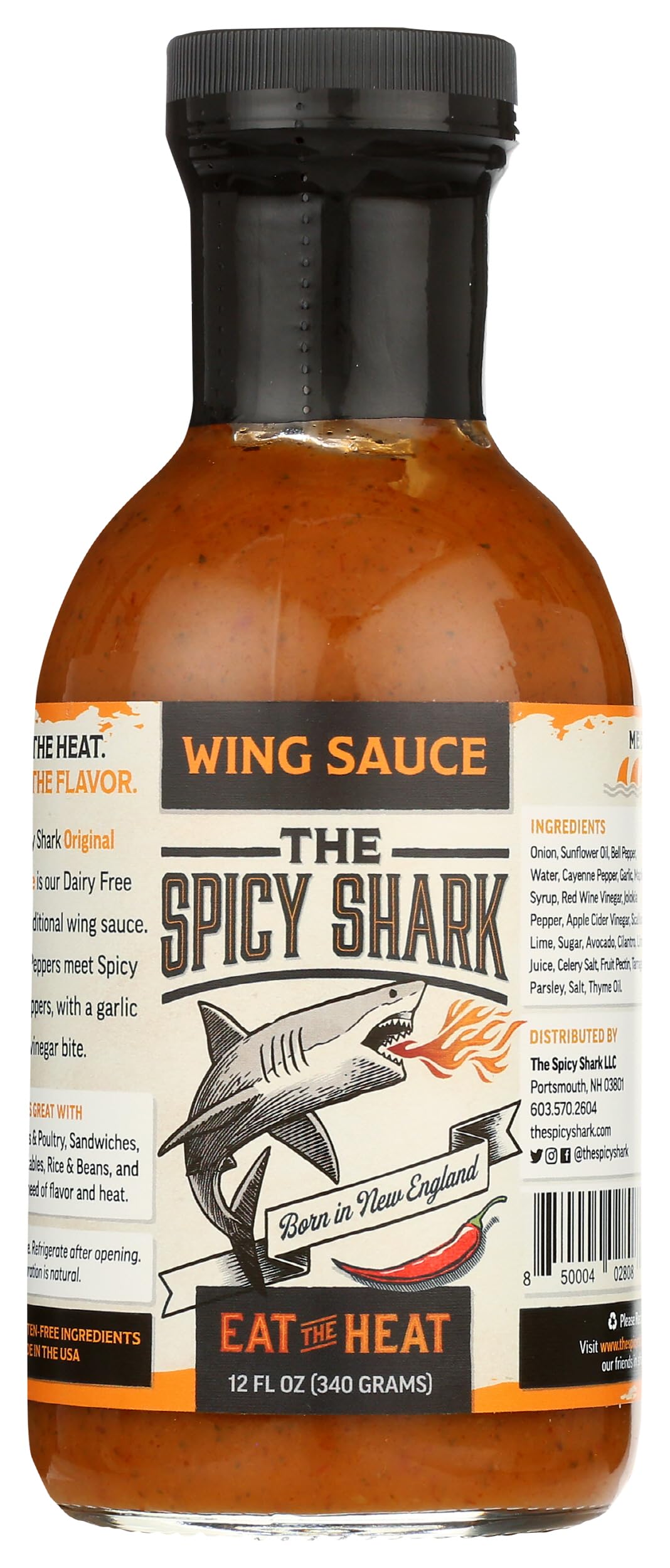 The Spicy Shark Original Medium Wing Sauce, 12 FZ