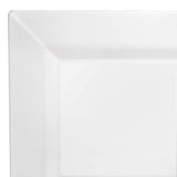 " OCCASIONS " 40 Pieces Plates Pack, Heavyweight Disposable Wedding Party Plastic Bowls (12 oz Soup Bowl, Square white)