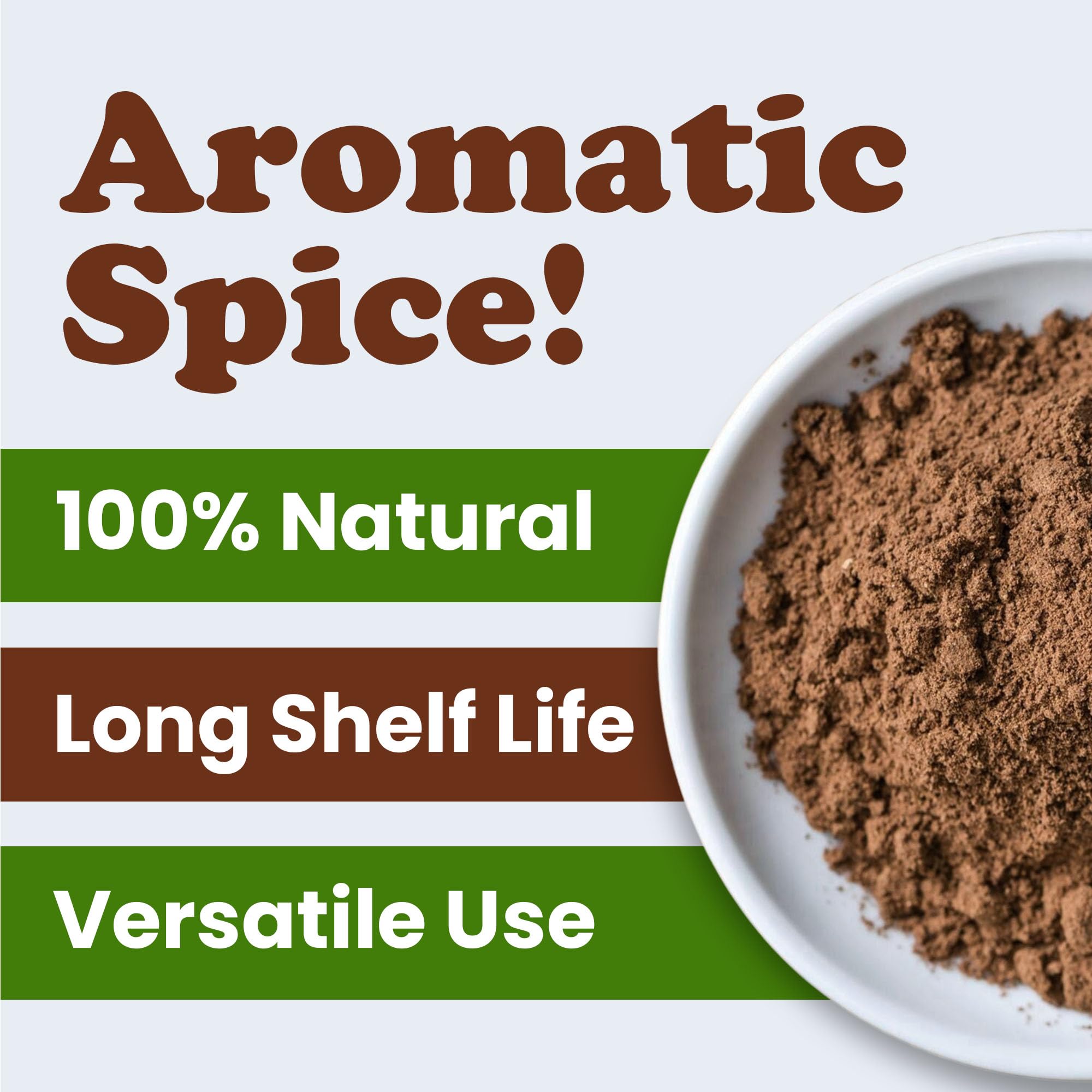 Food to Live Ground Allspice, 8 Ounces - Premium Freshly Ground Spice, Aromatic. Perfect for Baking, Cooking and Marinades. Vegan, Kosher, Bulk