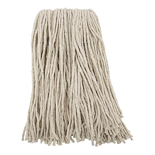 Boardwalk Premium Cut-End Wet Mop Heads, Cotton, 16oz, White, 12/Carton
