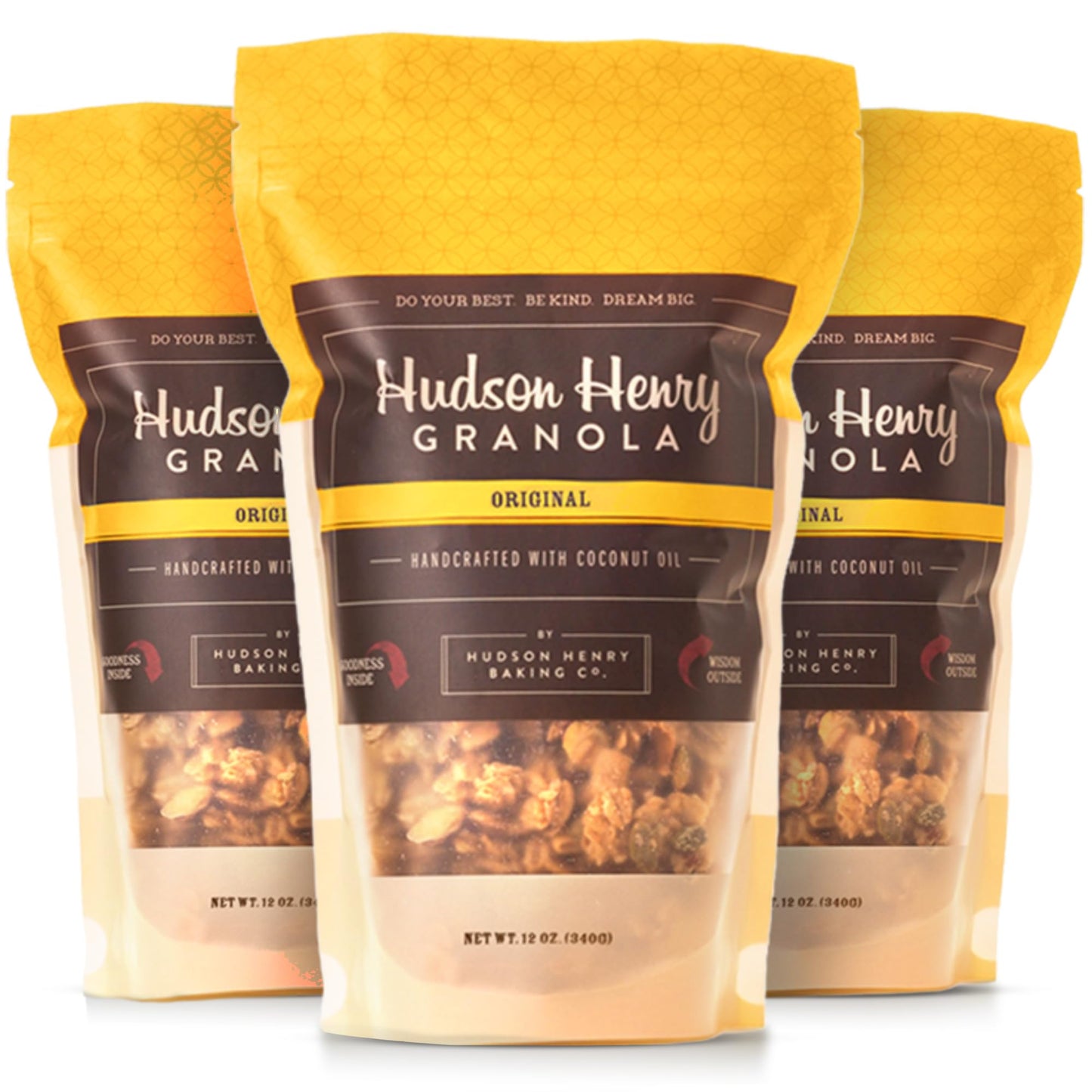 Hudson Henry OG Granola for Yogurt, Snacking & Cereal | Gluten Free Granola with Pumpkin Seeds | Vegan, Non-GMO & Small Batch Baked with Pure Maple