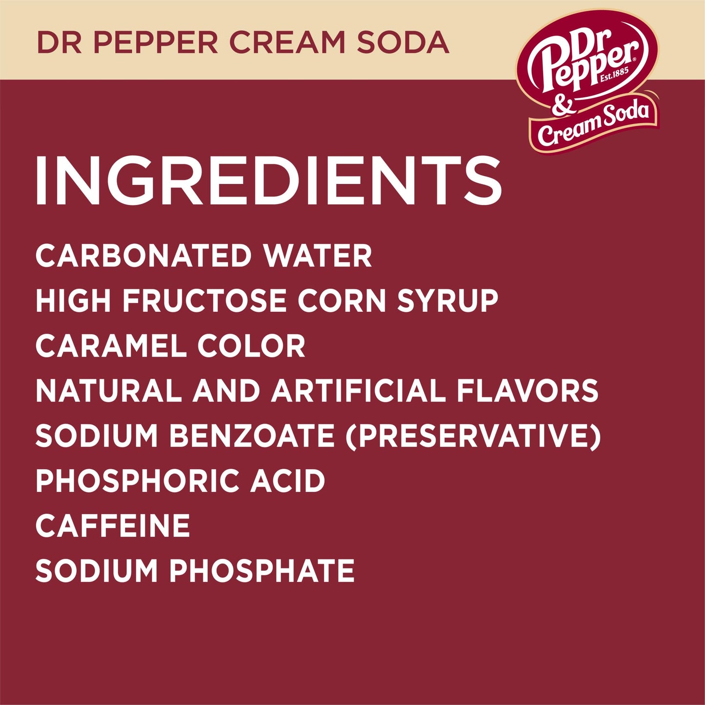 dr pepper cream soda 16.9 oz 12 bottles total 202 fl oz