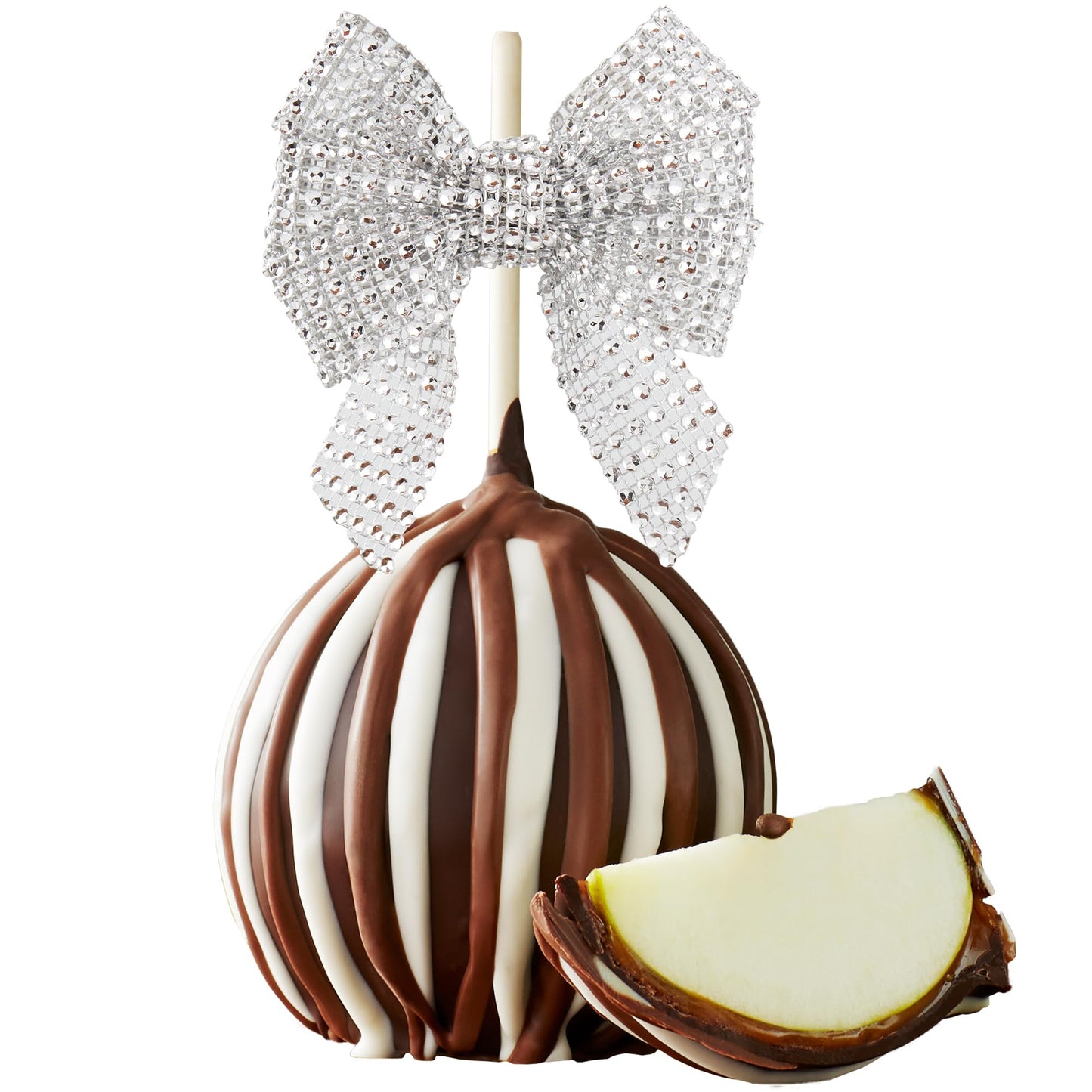 Mrs Prindables Triple Chocolate Sparkling Celebration Jumbo Caramel Apple