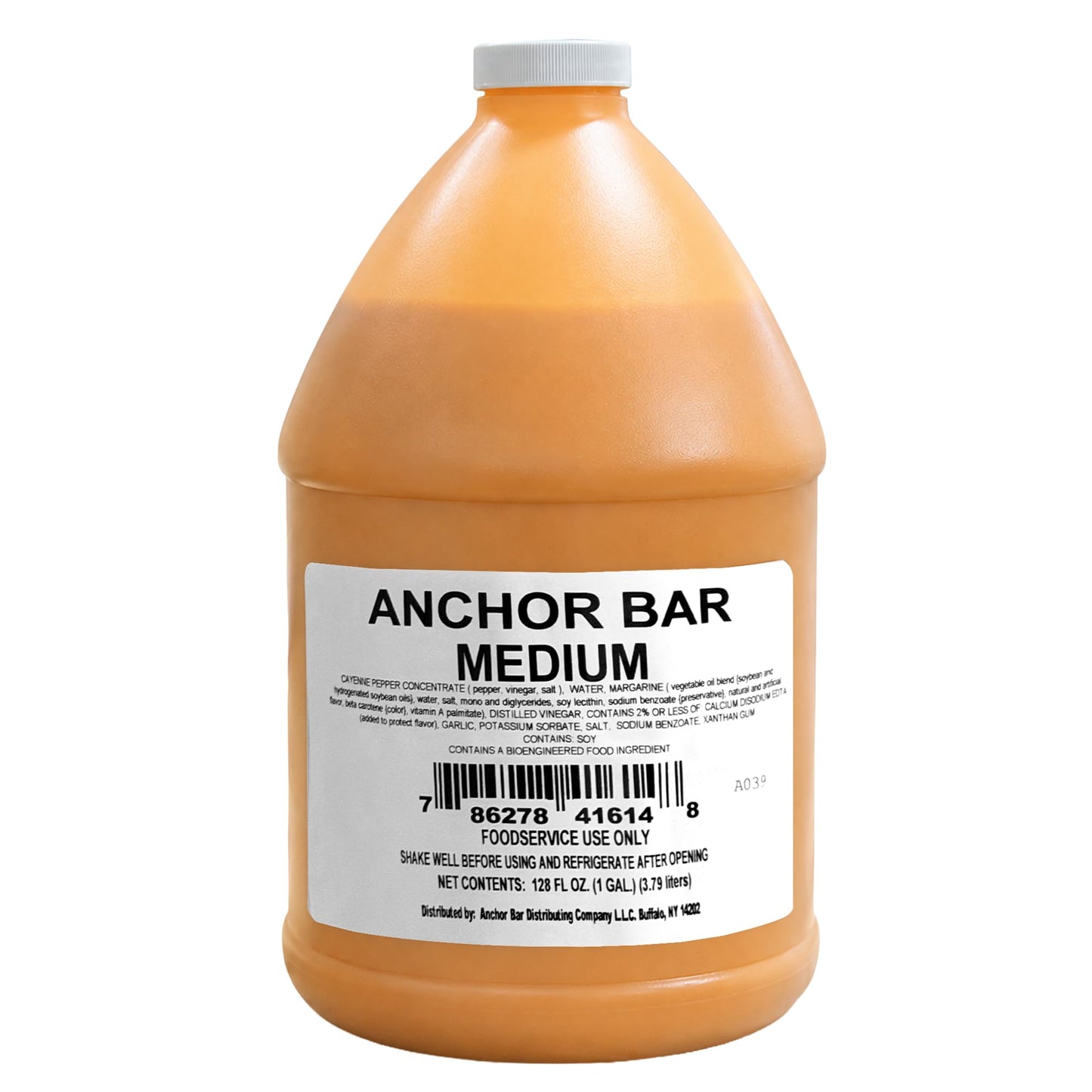 Frank & Teressa's Original Anchor Bar Buffalo Wing Sauce, Mild - 1 Gallon (128 fl oz) | Authentic Buffalo Wing Sauce from the Home of the Original