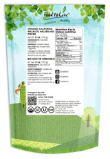 Food to Live Organic California Walnuts Halves & Pieces, 6 Ounces - Non-GMO, Raw, Unsalted, Shelled, Vegan, Kosher, Sirtfood, Bulk Snack. High in