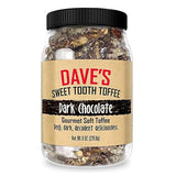 Dave's Sweet Tooth Toffee, Dark Chocolate Flavor with Real Butter, Real Sugar, and Hand-sliced Almonds, Handmade, Homemade, Naturally Gluten-Free, 8.0