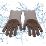 KE WOOW Magic Silicone Pet Brush/Gloves. Silicone reusable cleaning brush, gloves with thick bristles scrubber for hair removal pets, dogs, cats