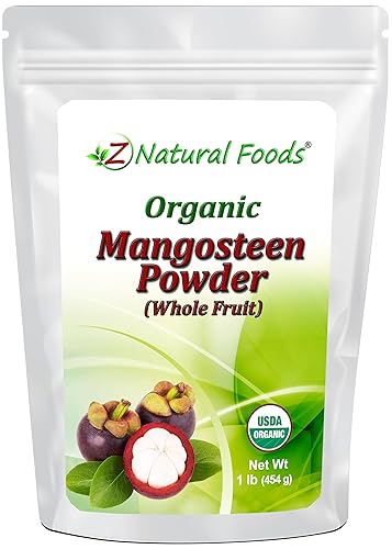 Z Natural Foods Mangosteen Fruit Powder, Nutrition-Packed, Supports Healthy Skin, Joints, and Blood Circulation, Perfect for Juice, Yogurt