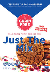 The Grain Free Baker - Allergen-Free Cookie Mix, Gluten-Free, Dairy-Free, Soy-Free, Nut-Free, Easy to Use, Add Anything You Like (oz, naturaly sweet)