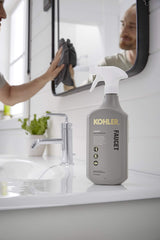 KOHLER K-EC23723-NA Faucet Cleaner, Kitchen and Bathroom Cleaner, Streak Free Shine, Ammonia and Alcohol Free, 28 FL Oz