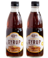 Cracker Barrel Pancake Syrup 12 Fl. Oz Pack Of 2! 100% Pure Natural Syrup! Made From 55% Maple Syrup and 45% Cane Syrup! Great Taste And Delicious