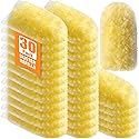Swilsweep 30 Count 360° Heavy Duty Duster Refills, Compatible with Swiffer Duster, Larger Size Disposable Electrostatic Microfiber Dusters, 4X Thick