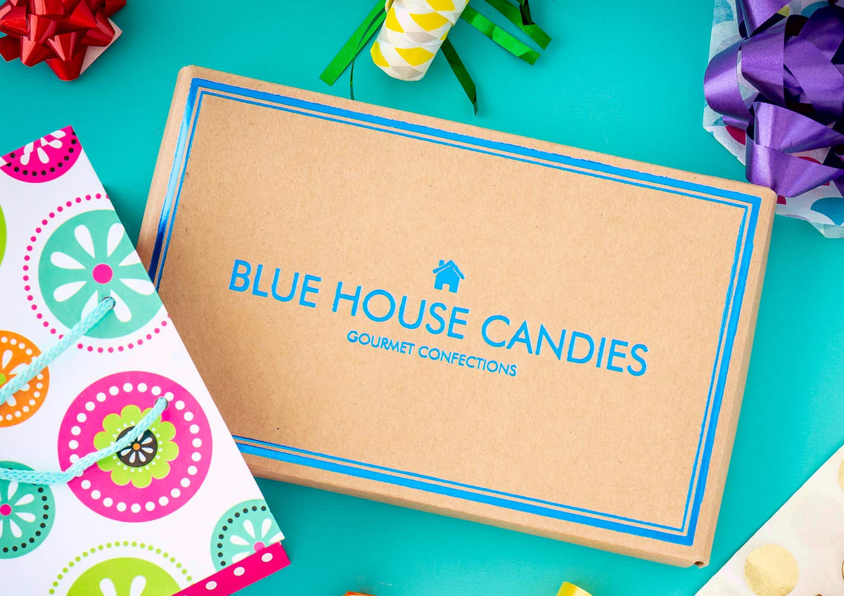 Blue House Soft and Chewy Handcrafted Gourmet Caramel Candies, Gift Boxed (Sea Salt Caramels)