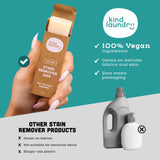 Kind Laundry - Vegan Stain Remover Bar, Travel Natural Stain Remover for Clothes, Gluten-and-Cruelty-Free Laundry Stain Remover, Unscented Baby Stain