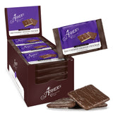 Asher's Chocolates, Chocolate Covered Grahams, Gourmet Sweet and Salty Candy, Individually Wrapped Snack, Family Owned Since 1892 (Dark Chocolate, 15