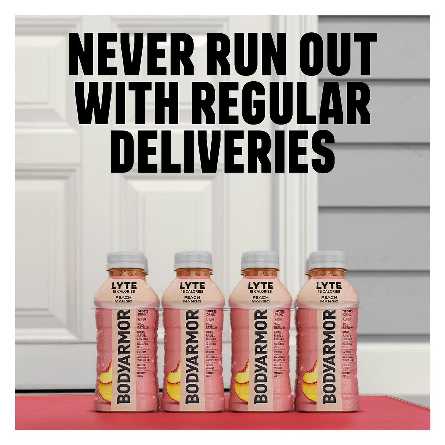 BODYARMOR Lyte Sports Drink Low-Calorie Sports Beverage, Strawberry Banana, Coconut Water Hydration, Natural Flavors with Vitamins, Potassium-Packed