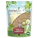 Food to Live - Organic Cracked Wheat Berries, 1 Pound - Non-GMO. Cleaned, Crushed & Sifted Hard Red Winter Groats. Raw, Vegan, Kosher.