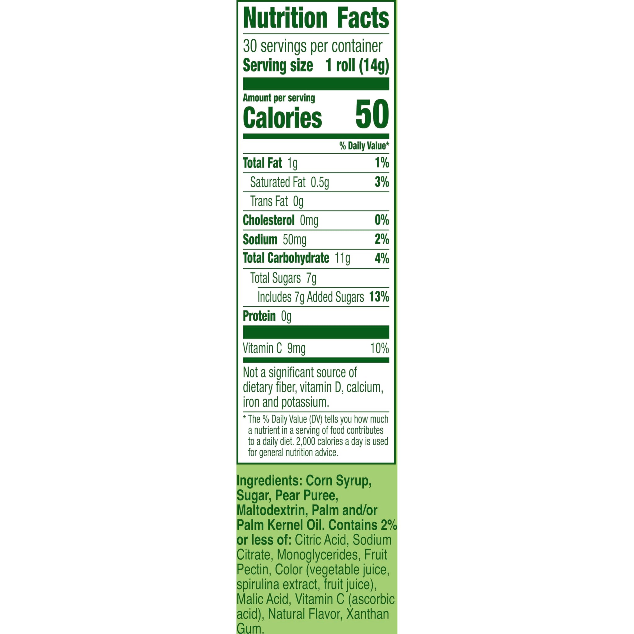 Fruit Roll-Ups Fruit Flavored Snacks, No Colors from Artificial Sources, Gluten Free, Variety Pack, 30 Ct, 15 oz