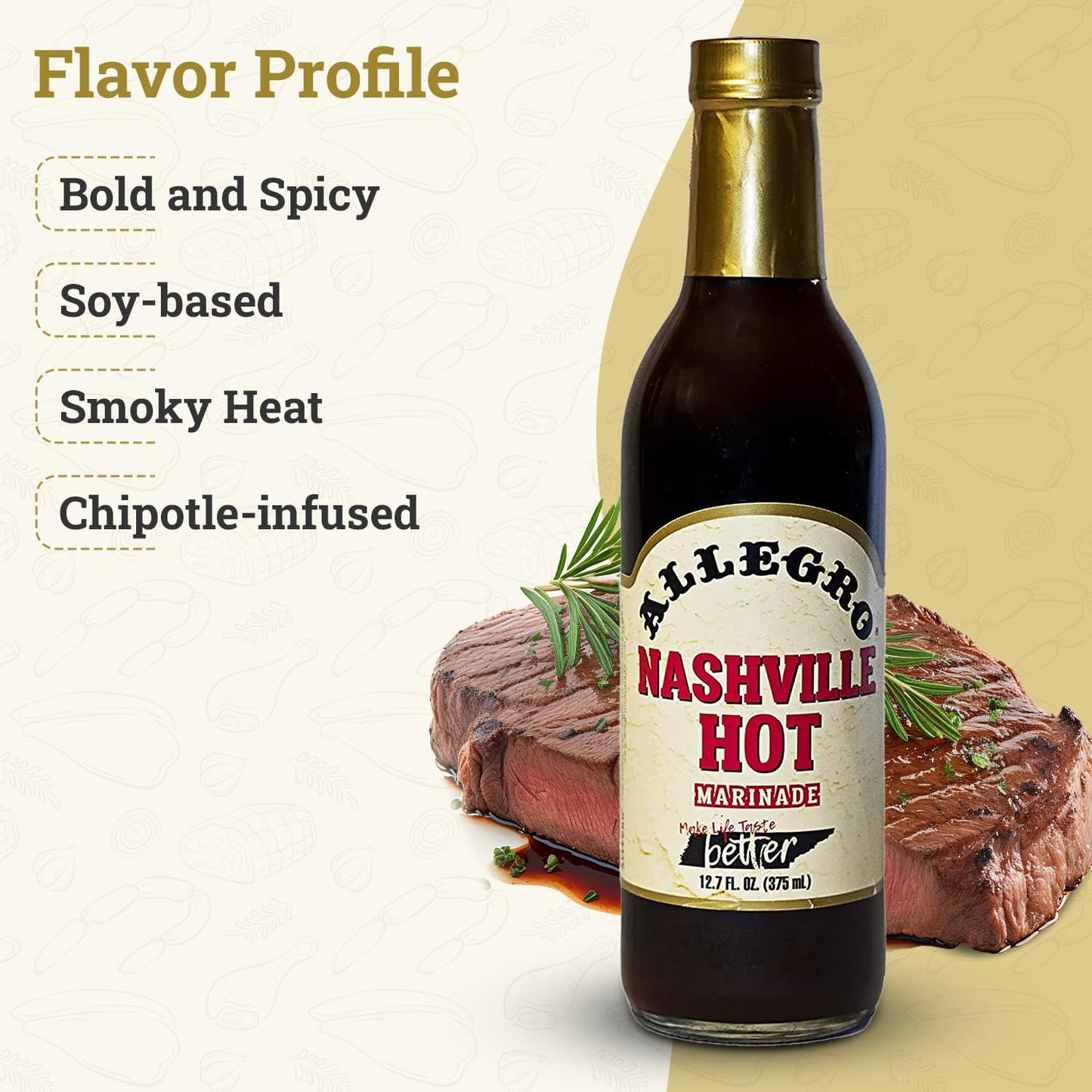 IPOTAO Allegro - The Marinate Everything Marinades | Perfect Marinades for Meat & Veggies | Marinade for Grilling, Roasting & Cooking | Kosher