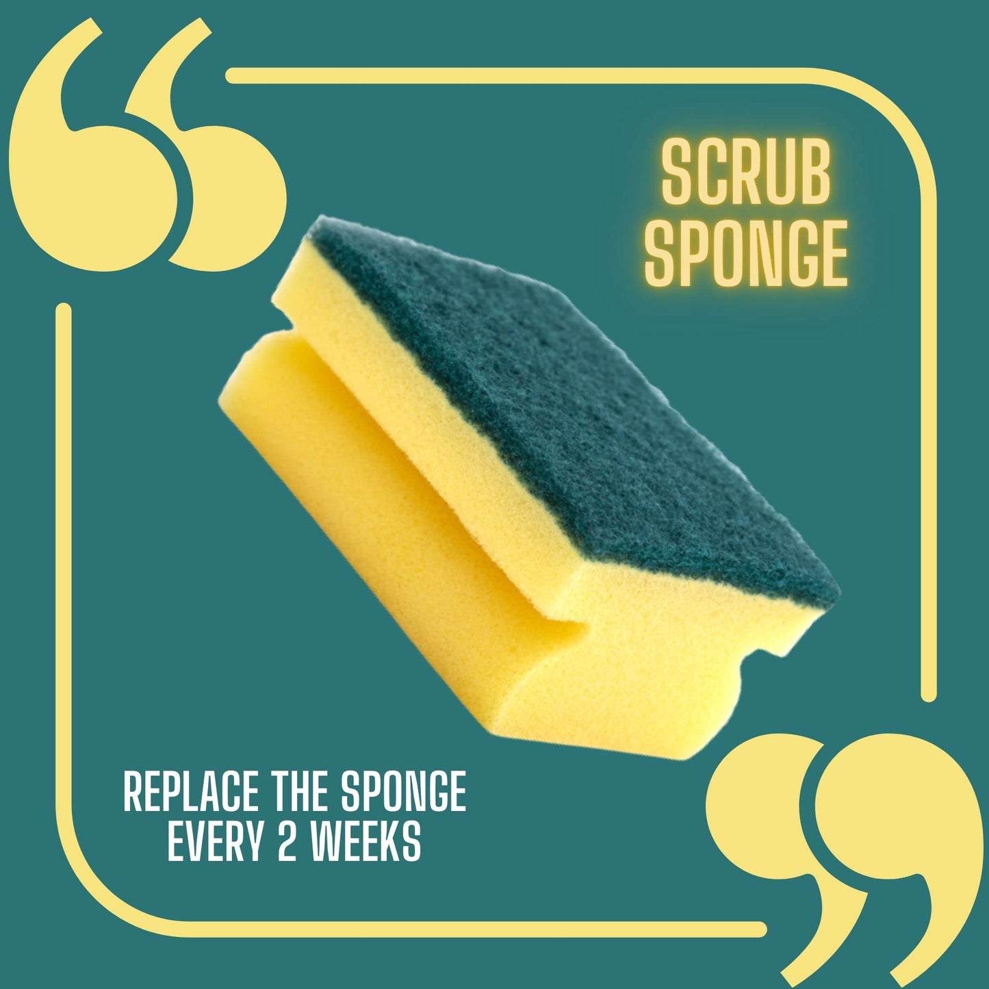 VHD Easy Grab Nail Saver Scrub Sponges, for Washing Dishes and Cleaning Kitchen, for All Surfaces, 10 Pieces Scrub Sponges with 1 Piece Orange