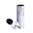 Deep & Sturdy Toilet Bowl Brush with Holder - Durable Scrubbing - Toilet Cleaners - Household Essentials - Silicone Brush - Bathroom Cleaner