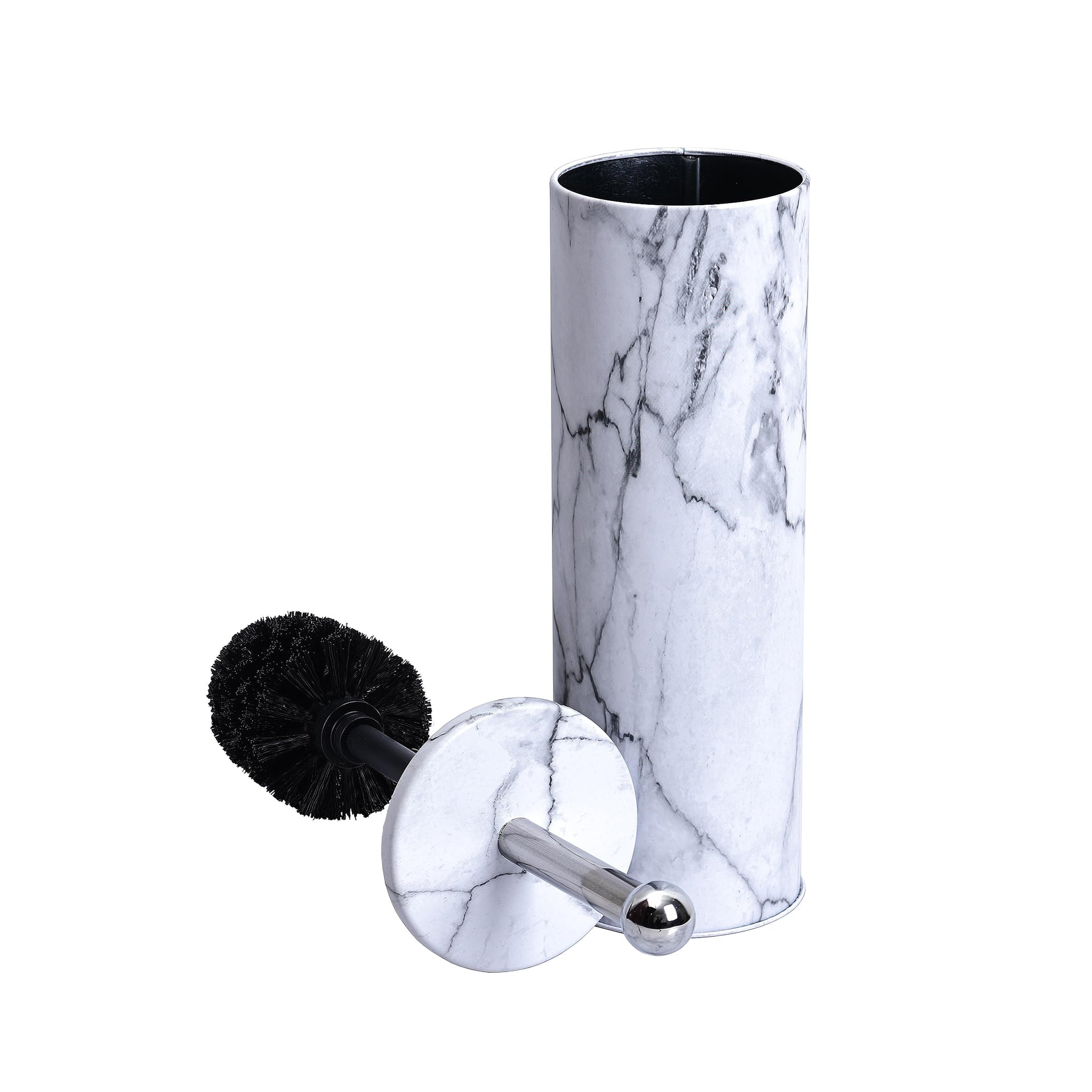 Deep & Sturdy Toilet Bowl Brush with Holder - Durable Scrubbing - Toilet Cleaners - Household Essentials - Silicone Brush - Bathroom Cleaner