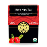 Buddha Teas Organic Rose Hips Tea - OU Kosher, USDA Organic, CCOF, 18 Bleach-Free Tea Bags