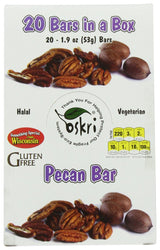 Oskri Granola Bar, Pecan Raisins, 1.9-Ounce (Pack of 20)