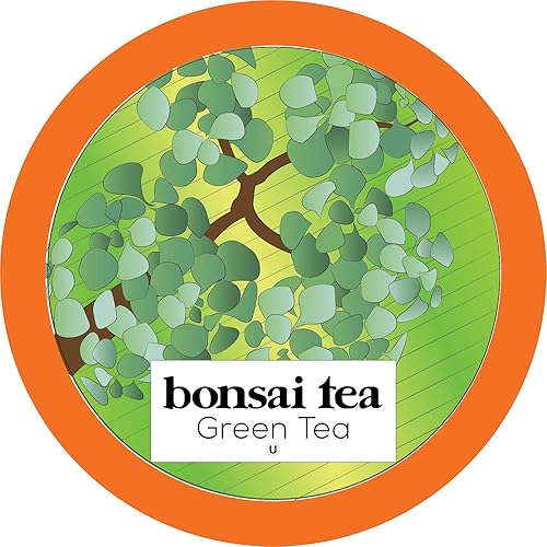 Bonsai Tea Co. Green Tea, Compatible with K Cup Brewers Including 2.0, 100 Count