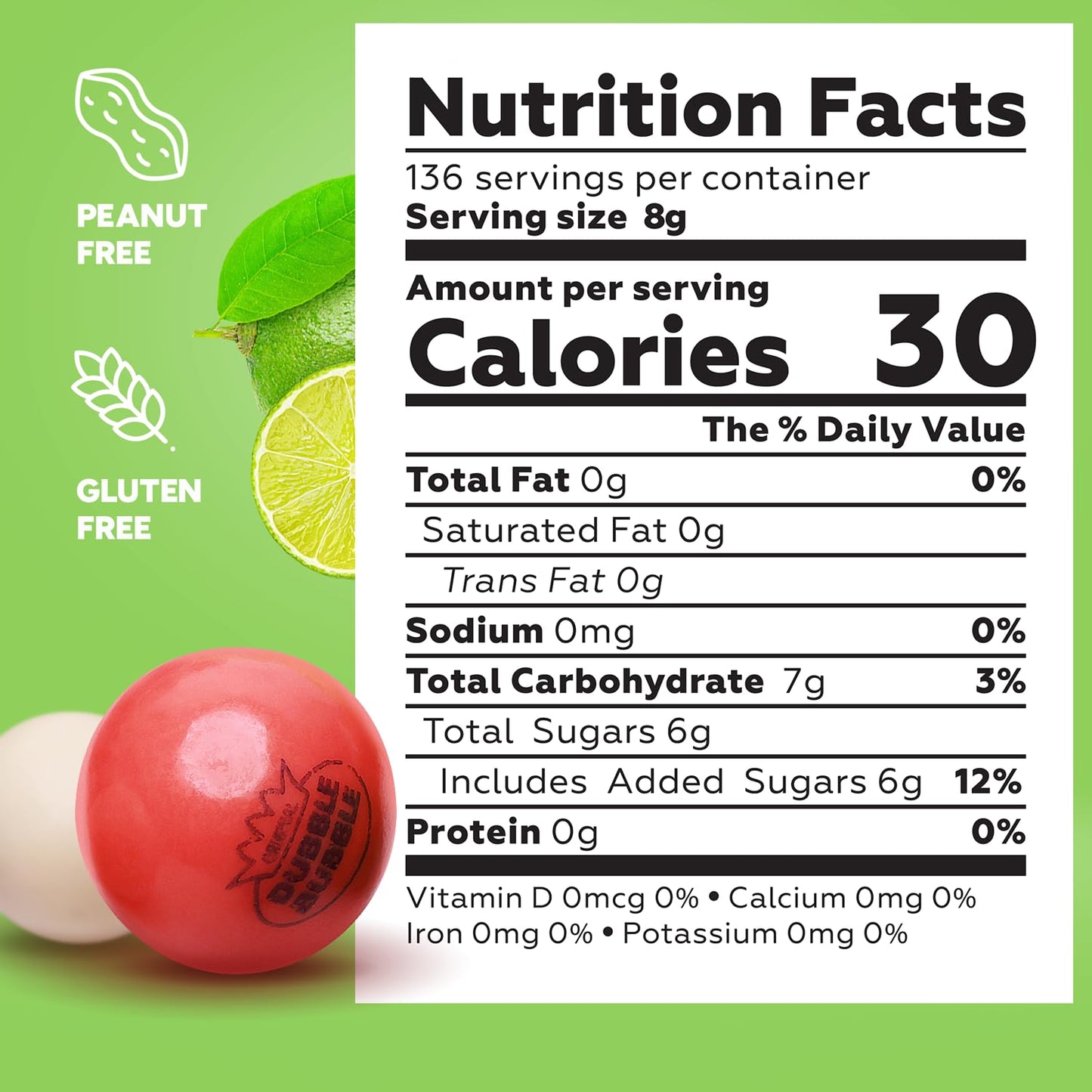 Gumballs for Gumball Machine - 1 Inch Large Gumballs - King Gumballs in Bulk - 2.4 Lb Gumball Machine Refills - 140 Pcs Giant Gumballs - Bulk Gum