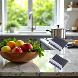 2 Pcs Black Kitchen Sink Squeegee Cleaner Countertop Brush Wiper Vegetable Cleaning Brush Wiper Home Kitchen Tool Fruit and Vegetable Cleaning Brushes