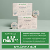 Crockett Organic K Cups Coffee - USDA Organic Medium Roast Coffee Pods with Clean Flavor, Balanced Body & Natural Energy - Single Serve for Smooth