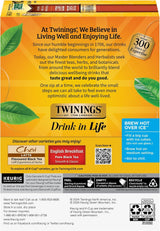 Twinings Earl Grey Black Tea K-Cup Pods for Keurig, 24 Count (Pack of 2), 48 Total, Flavoured with Citrus and Bergamot, Caffeinated, Enjoy Hot or Iced