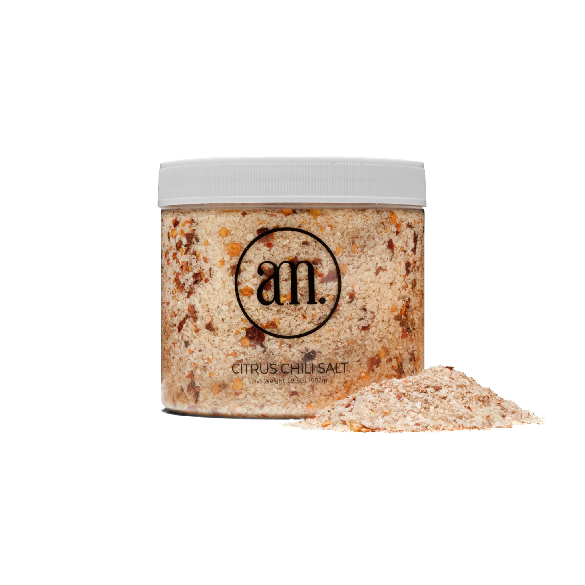 AM CITRUS CHILI SALT | Chili Cooking Salt | All-Natural Seasoned Salt Blend of Gourmet Flake Kosher Salt, Chilies, Citus, and Spices | Created by Chef