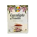 Té de Eucalipto & Tomillo (Eucalyptus & Thyme Tea) - 25 Tea Bags - 100% Natural, Vegan - Premium Therbal Brand