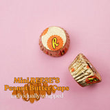 Reeses Easter Bunny Collectible Tin with Mini Peanut Butter Cups, Individually Wrapped, Basket Stuffer Candy, 4 Pieces Inside