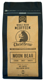 ChestBrew Moon Bear - Strong Smooth Vietnamese Whole Bean Coffee, 20 oz
