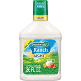 Hidden Valley Original Ranch Light Topping and Dressing, Gluten Free, 36 Ounce Bottle (Package May Vary)