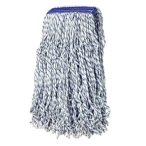 KLEEN HANDLER Cut End Finish Mop | 1.25" Universal Headband, Maximum Absorption Finishing Mop, Pack of 1