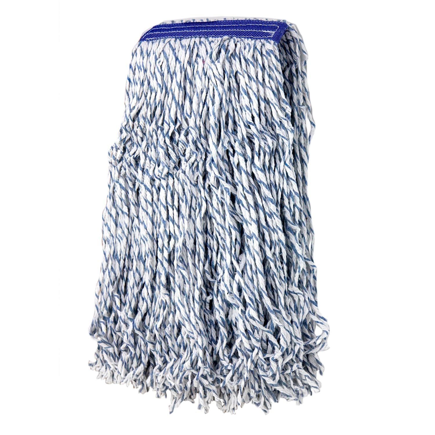 KLEEN HANDLER Cut End Finish Mop | 1.25" Universal Headband, Maximum Absorption Finishing Mop, Pack of 1