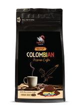 ground coffee colombian - COLOMBIAN GROUND COFFEE ORGANIC, 100% arabica, medium roast, high acidity, fair trade - arabica coffee medium roast, 1 Bag