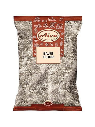 AIVA Pearl Millet Flour | Bajri Flour 2 Pound Bajra Atta, Bajri ka Atta, Bajri Flour