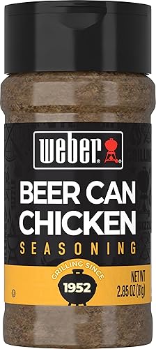 Weber Beer Can Chicken Seasoning, 2.85 Ounce Shaker