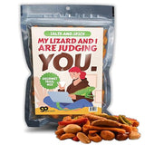 Savory My Lizard & I Trail Mix -Fun Snack for Animal Lovers - Nut Mix for Healthy Crunchy Snacking - Unique Gift -Quality Ingredients
