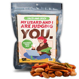 Savory My Lizard & I Trail Mix -Fun Snack for Animal Lovers - Nut Mix for Healthy Crunchy Snacking - Unique Gift -Quality Ingredients