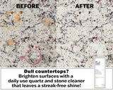 MORE Stone & Quartz All Purpose Cleaner + Protector Refill (Advanced Formula) for Natural Stone and Tile Surfaces, Household Cleaning [Gallon / 128oz]