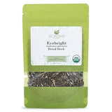 Biokoma Organic Eyebright Dried Herb 1.76oz Euphrasia Officinalis Loose Herbal Tea USDA Organic Herbal Tea - Resealable Moisture Proof Pouch, No